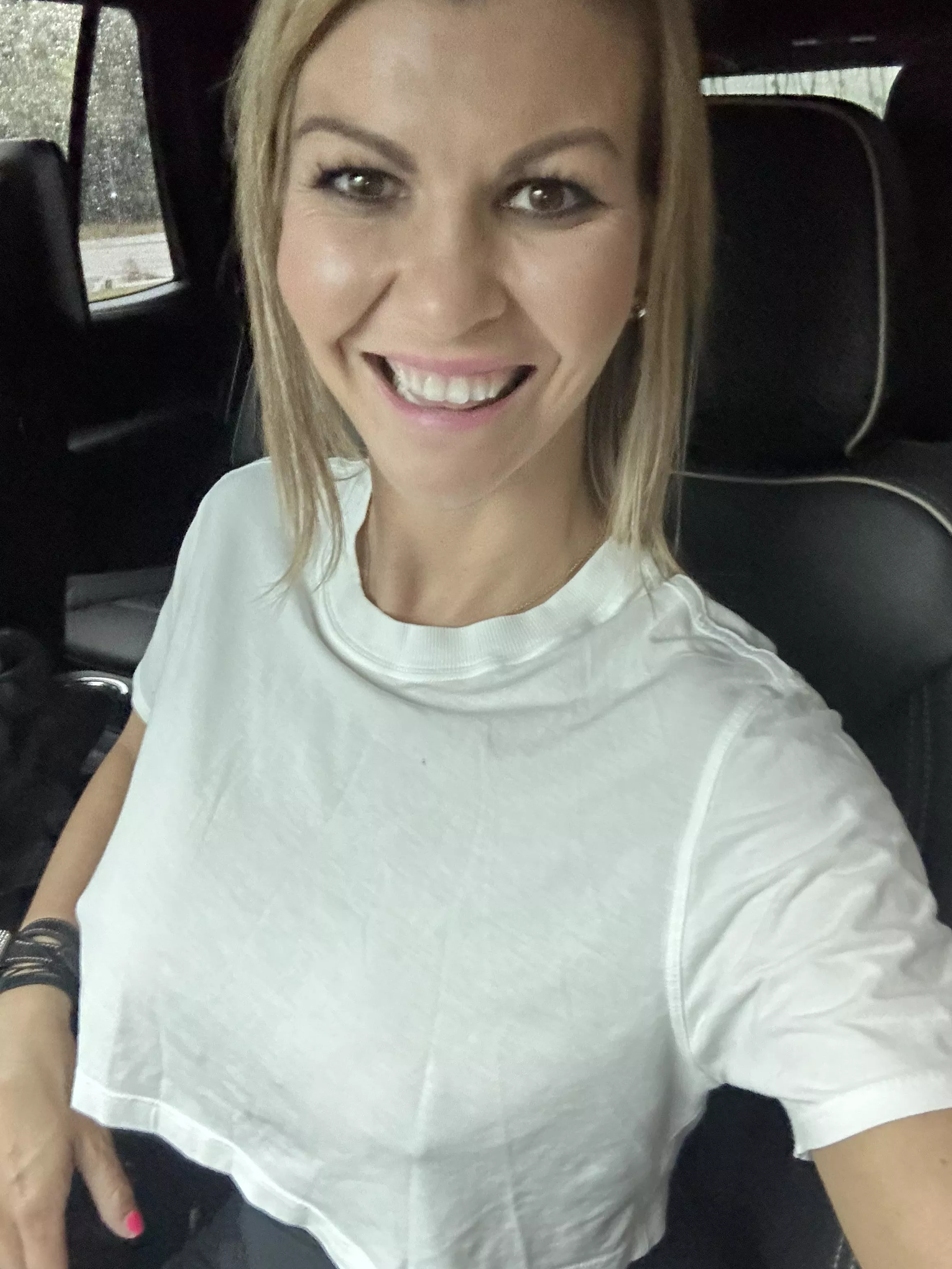 Here you go, real life with no bra!