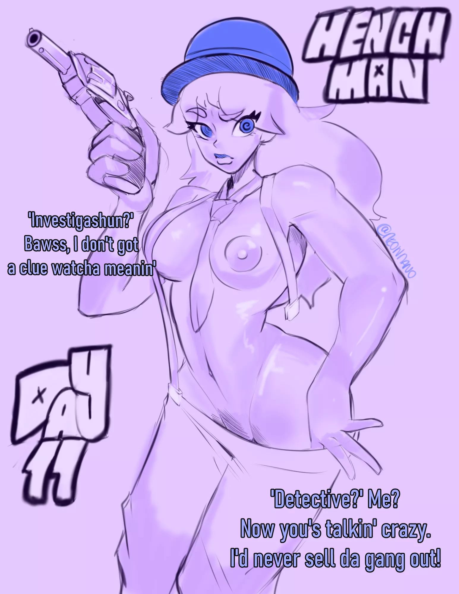 Hypnovember 11: Henchman (NeonNano) (OC)