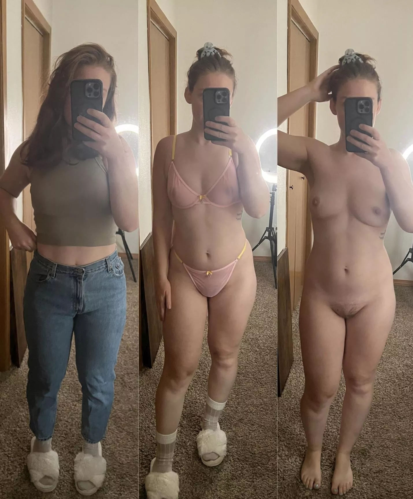 Mombod clothed vs mombod nude