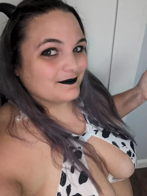 Never Been Bred But Still A Milking Marvel!