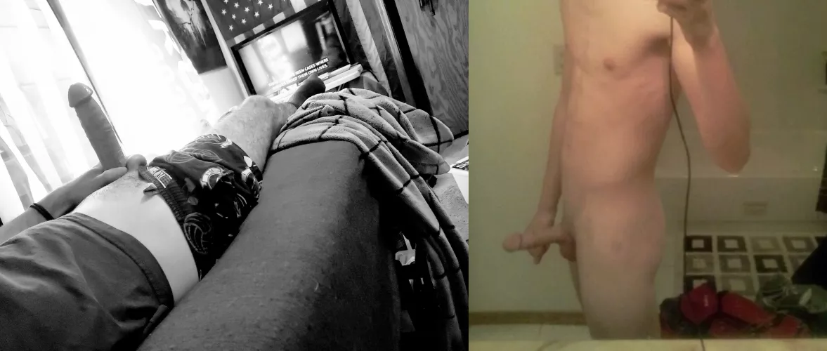 Okay girls hopefully this is a better comparison. Which one you riding? Me on the left (36) or cousin on the right (23)?