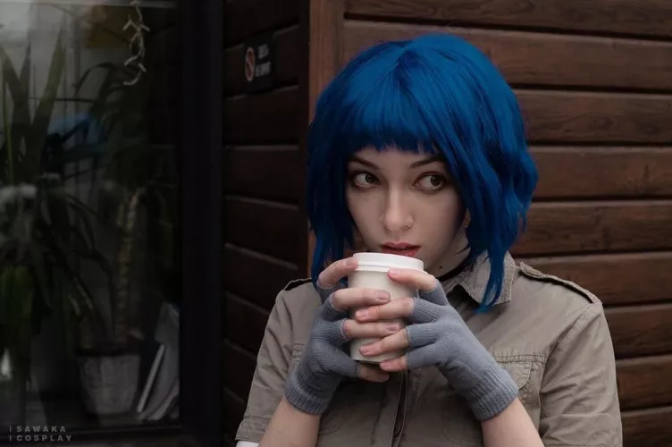 Ramona Flowers from Scott Pilgrim cosplay by Sawaka