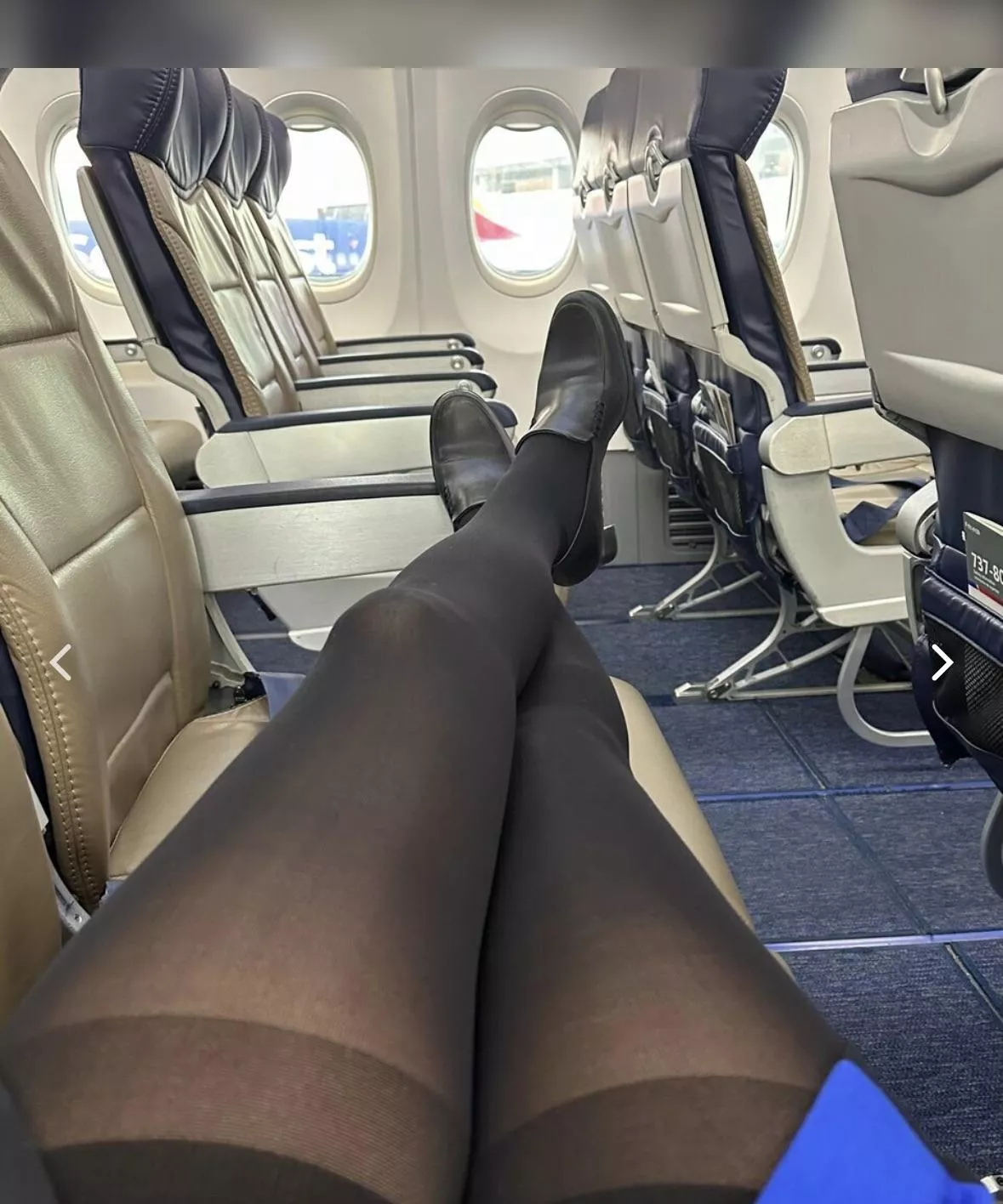 Relaxing between flights