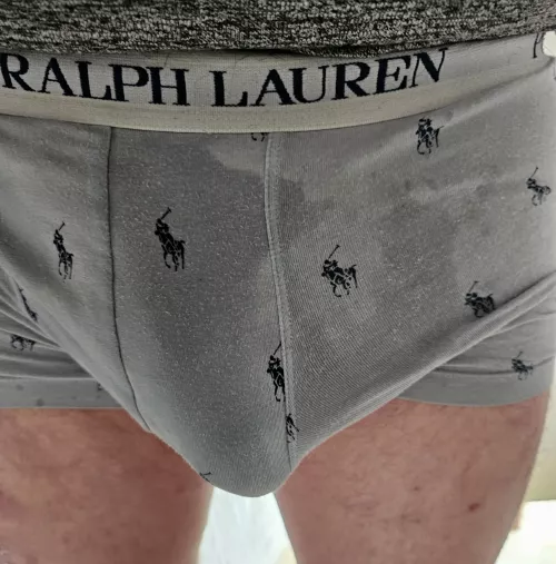 Soaked after run in the rain