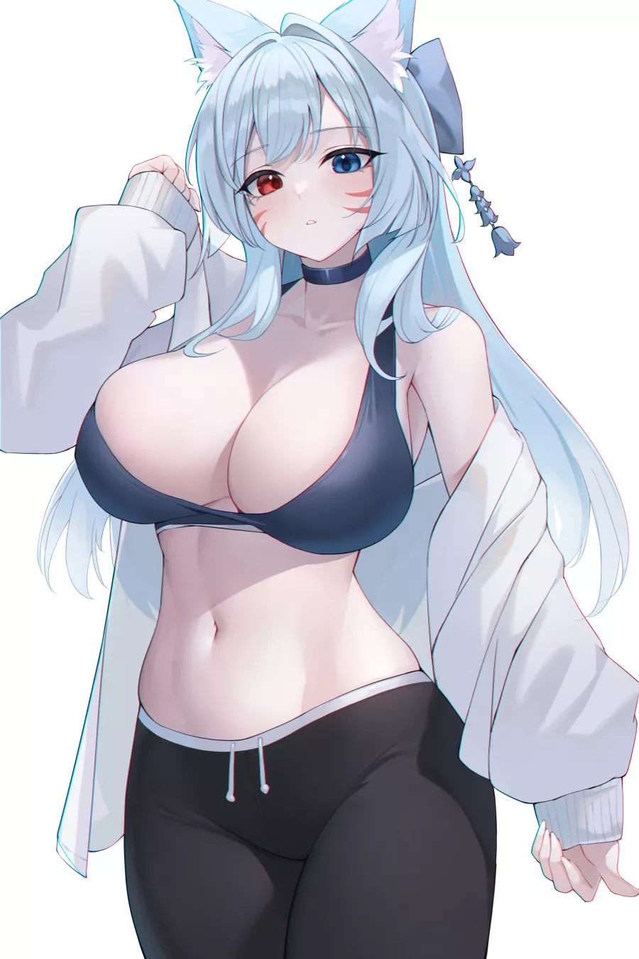 Sports bra catgirl [Artist's Original]