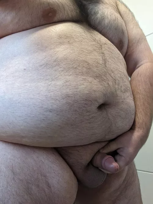 Stood around with a cock in my hand