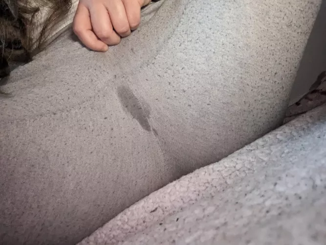 through my sweatpants 🤭👀