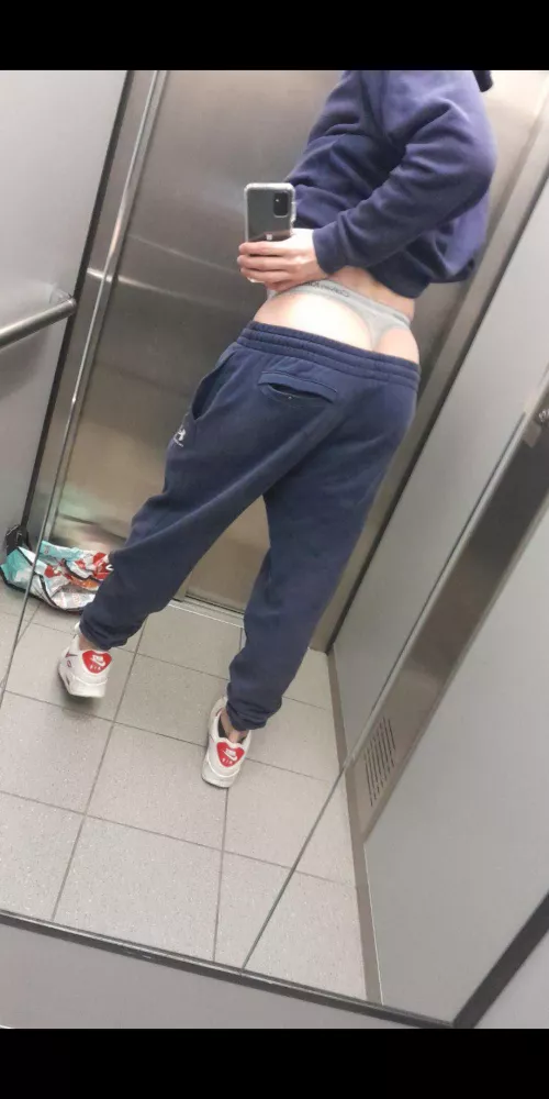 Went out with my gf's Calvin Klein's, hope I didn't flash too many people...