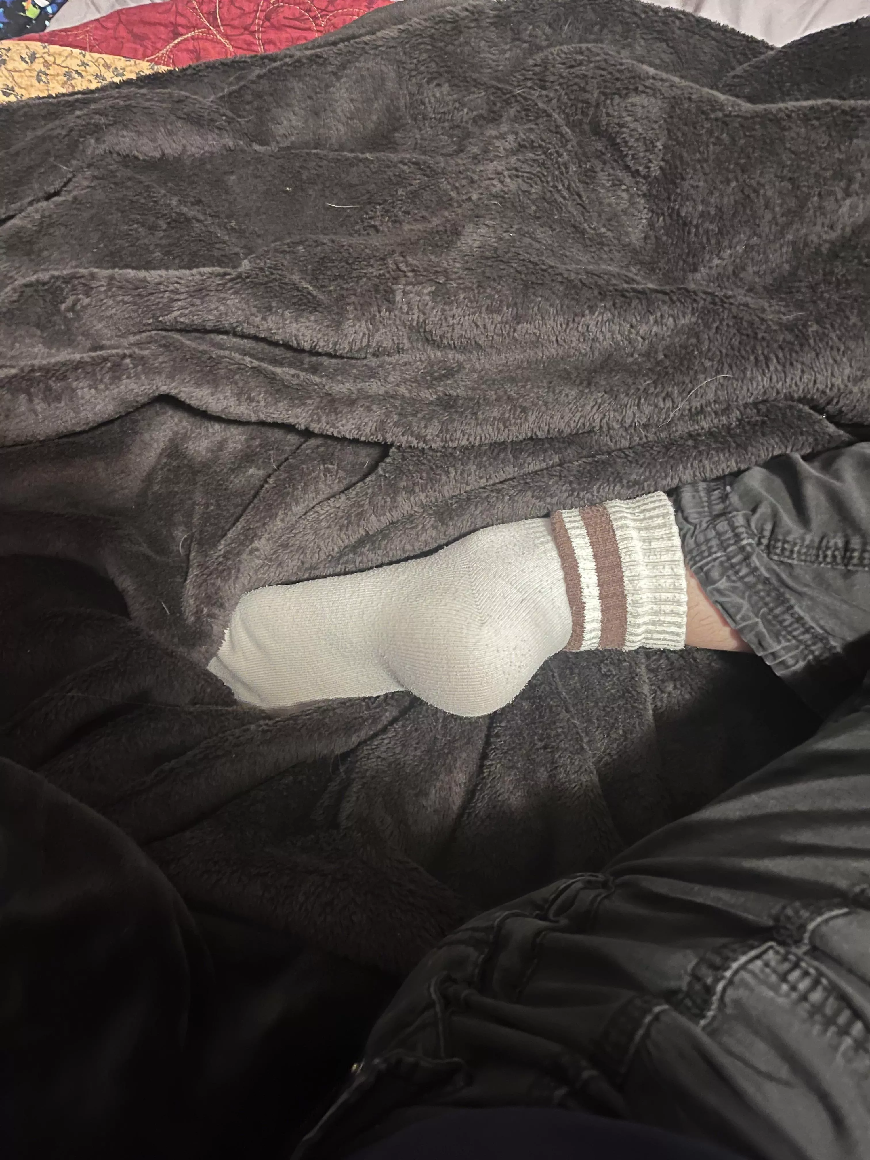 Who wants to rub against my smelly sock[f]