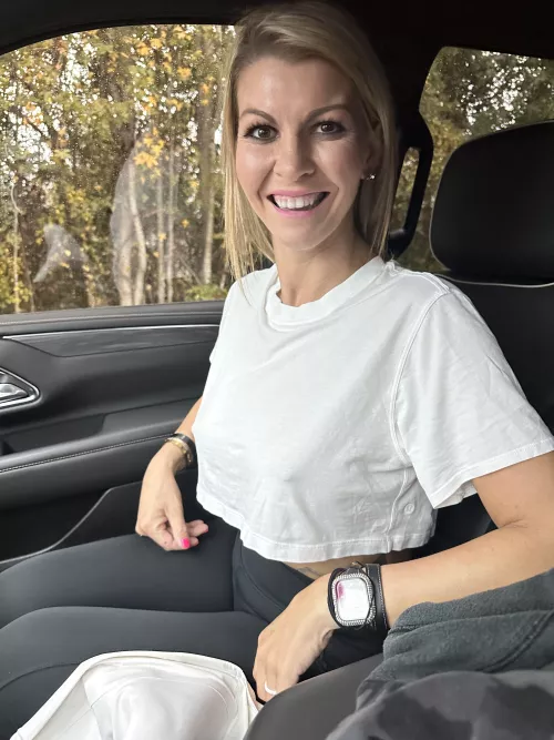 Why would you ever need a bra when your in school pickup line?