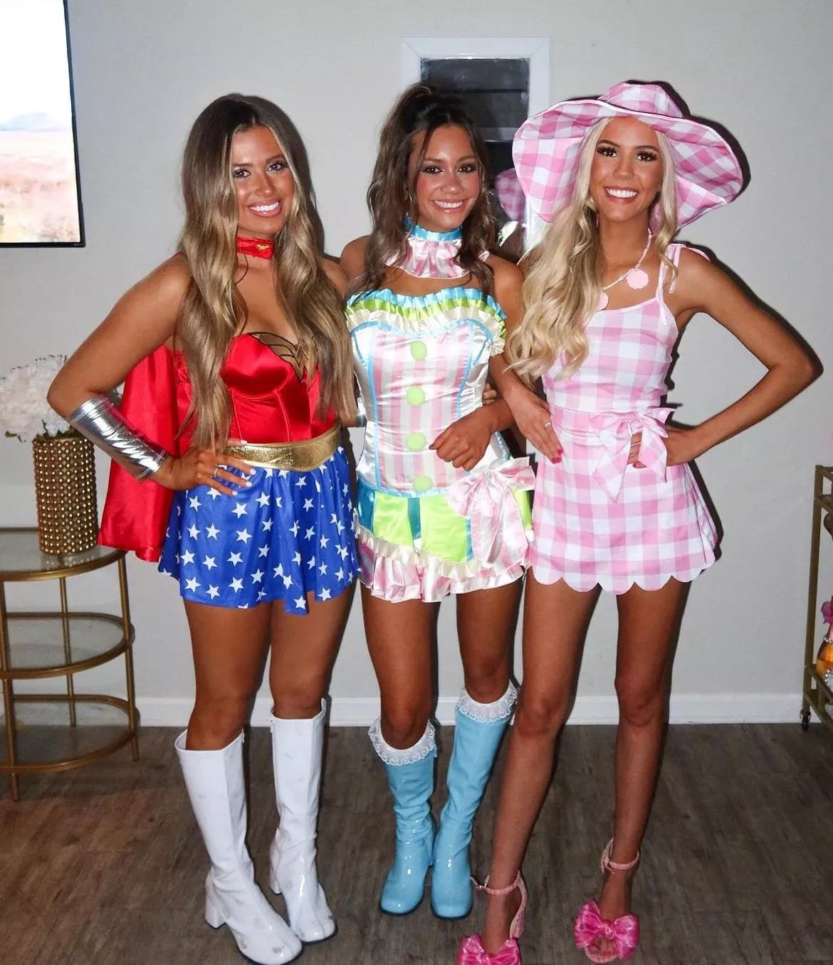 Wonder Woman, circus girl, or Barbie?