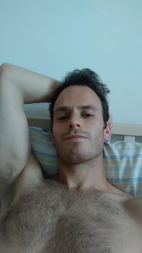 [25] Luckily my chest is quite hairy so I can take a lot of pics ahah but man, I'd wish to have more body hair :(