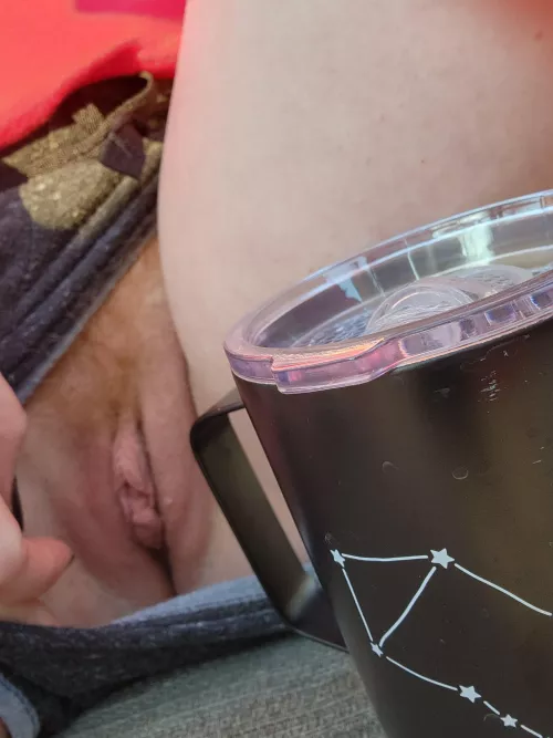 A little pussy peek while we have coffee?