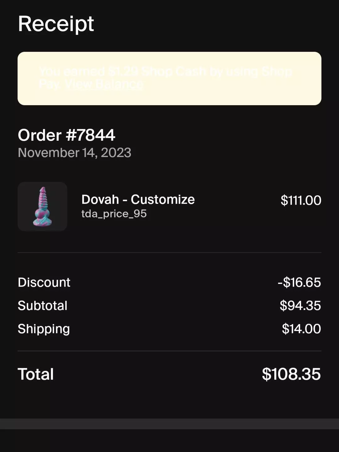 Can't wait for new toy