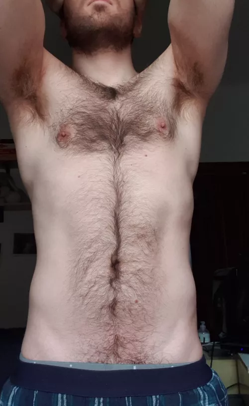 Chest hair in the armpits or armpits on the chest hair? All in one