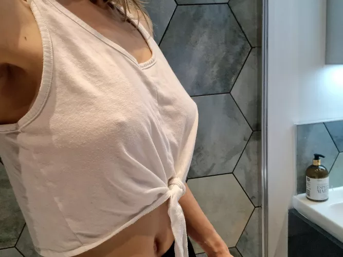 Crop top and my girls