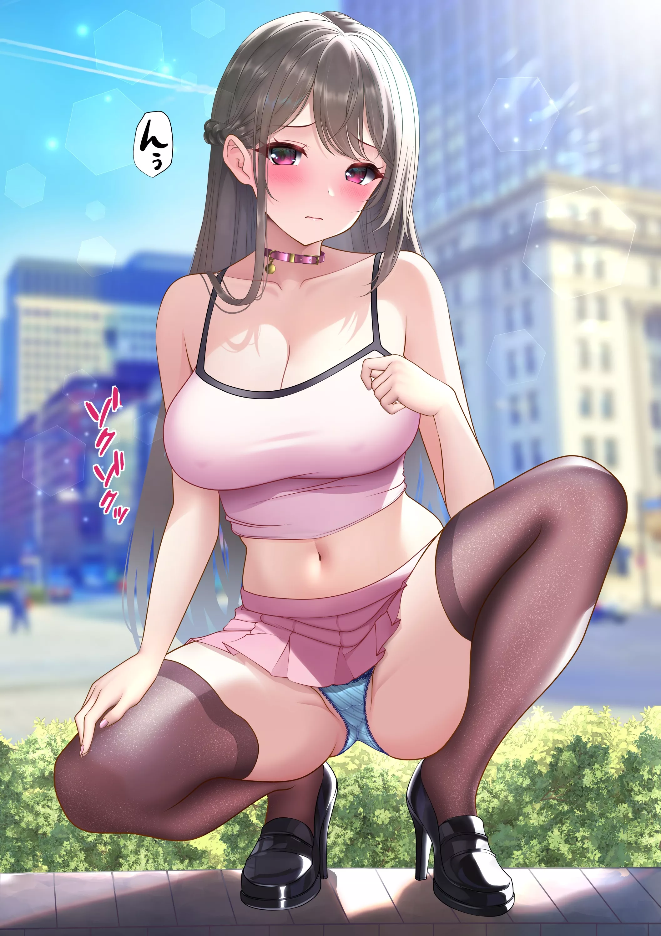 Giving you a peek [Artist: Studiopokotan]