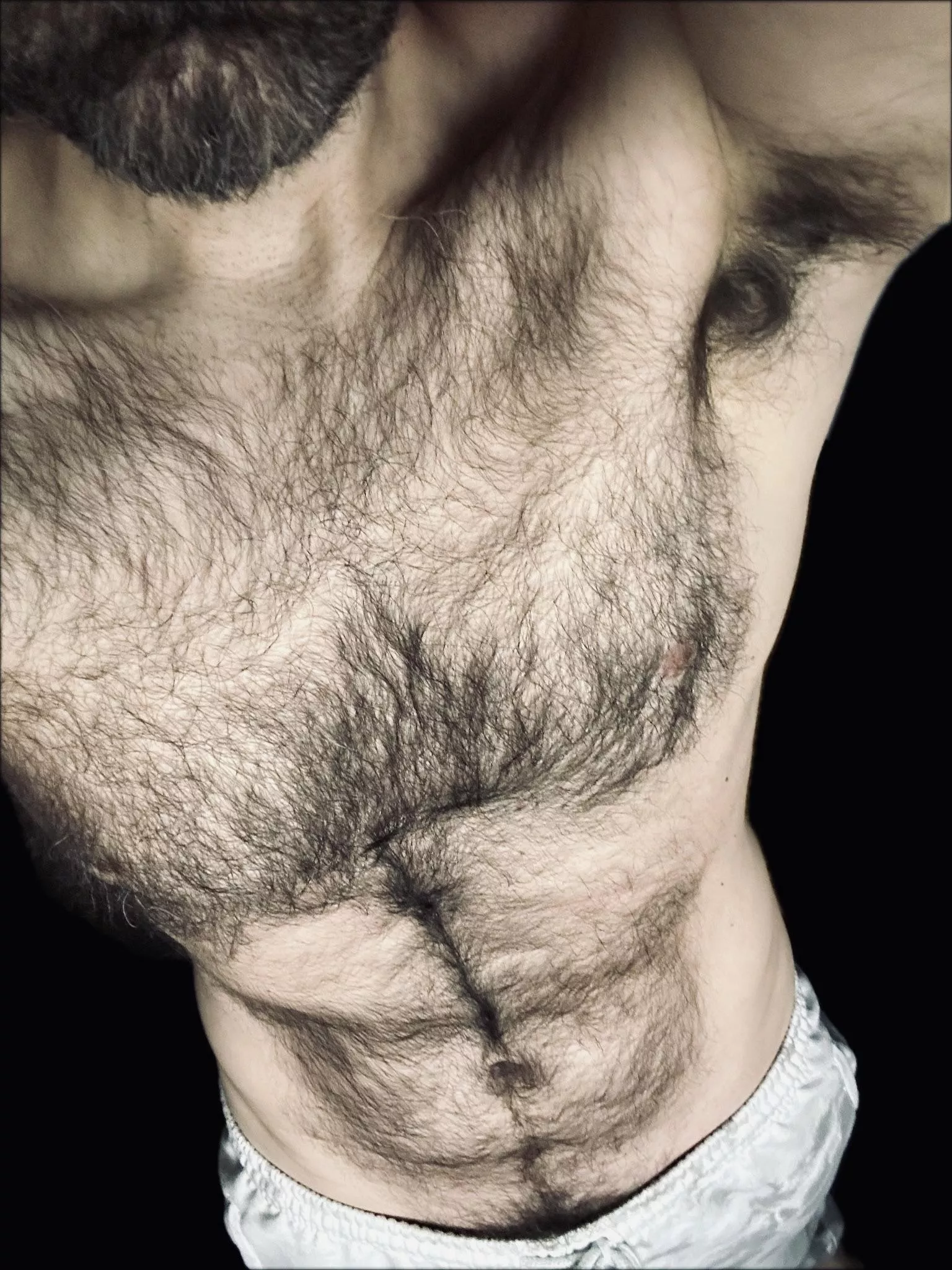 Hairy from head to toe...