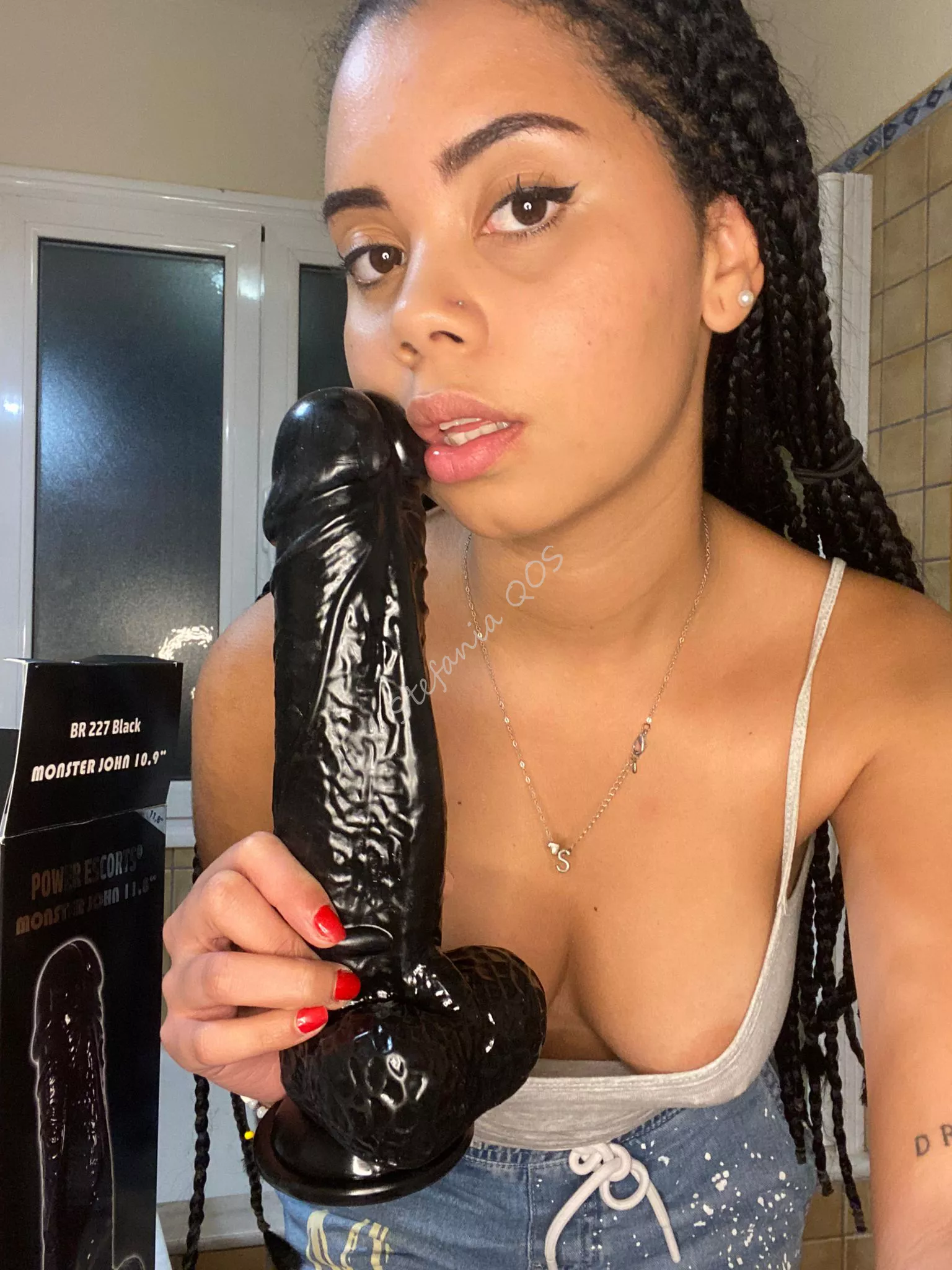 I bought myself a new toy...I didn't realize how big it would be! I'm unsure if I can take something this big yet...