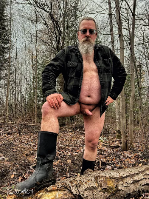 Important to be comfortable in the woods