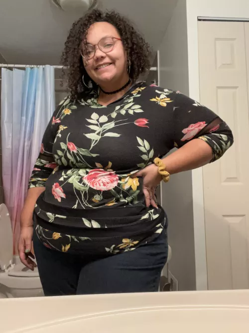 It’s a bathroom pic but I was feeling it