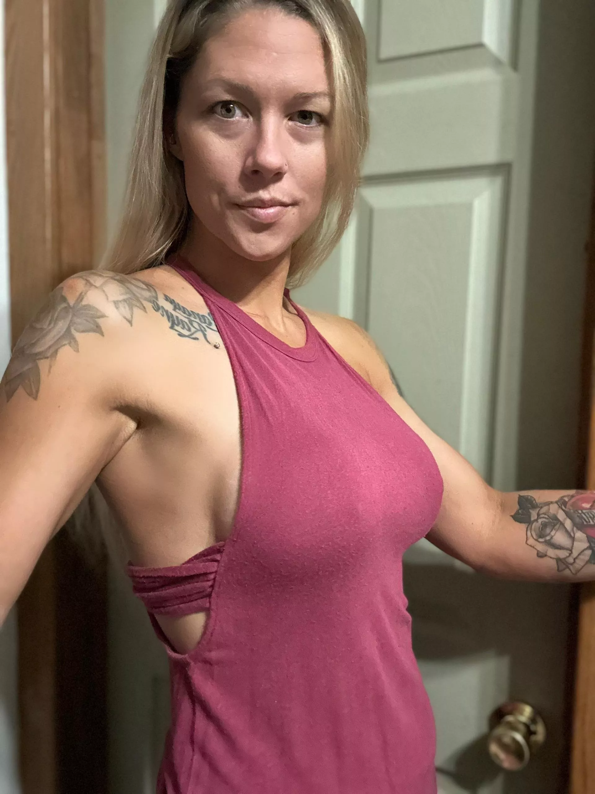 Just a bare faced milf who is eager to play