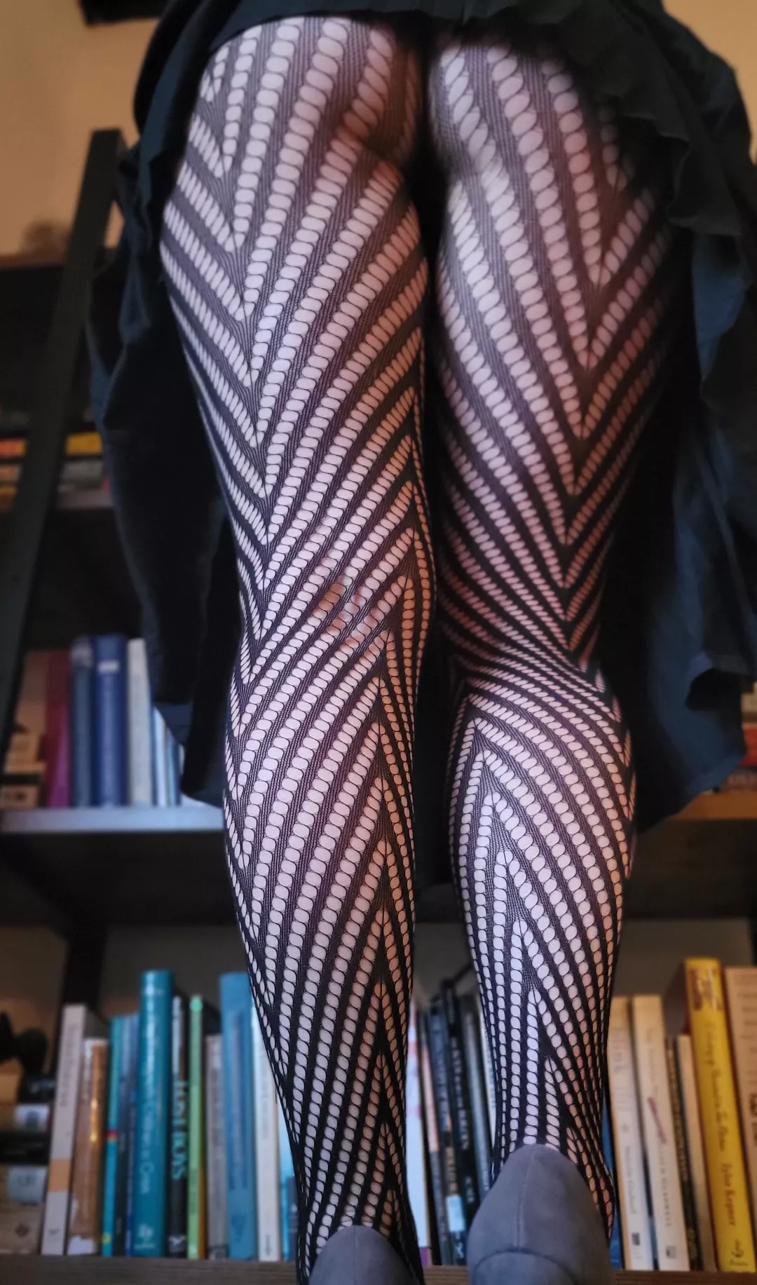 Legs look so good in lace stockings