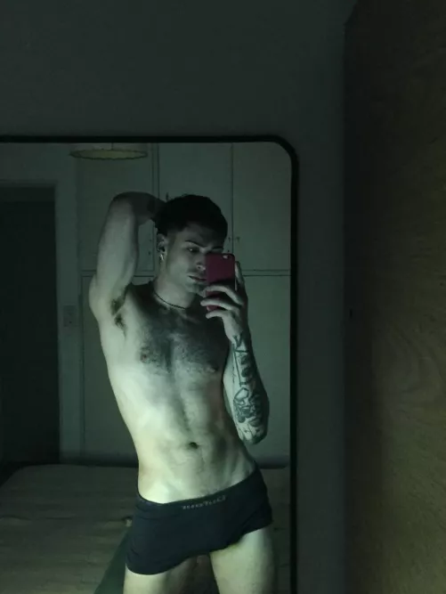 Lick it and feel it.