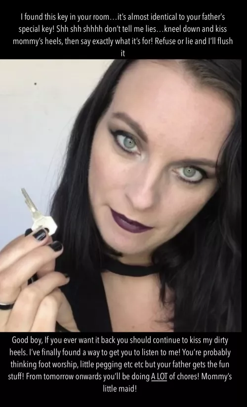 Mom found a very familiar key