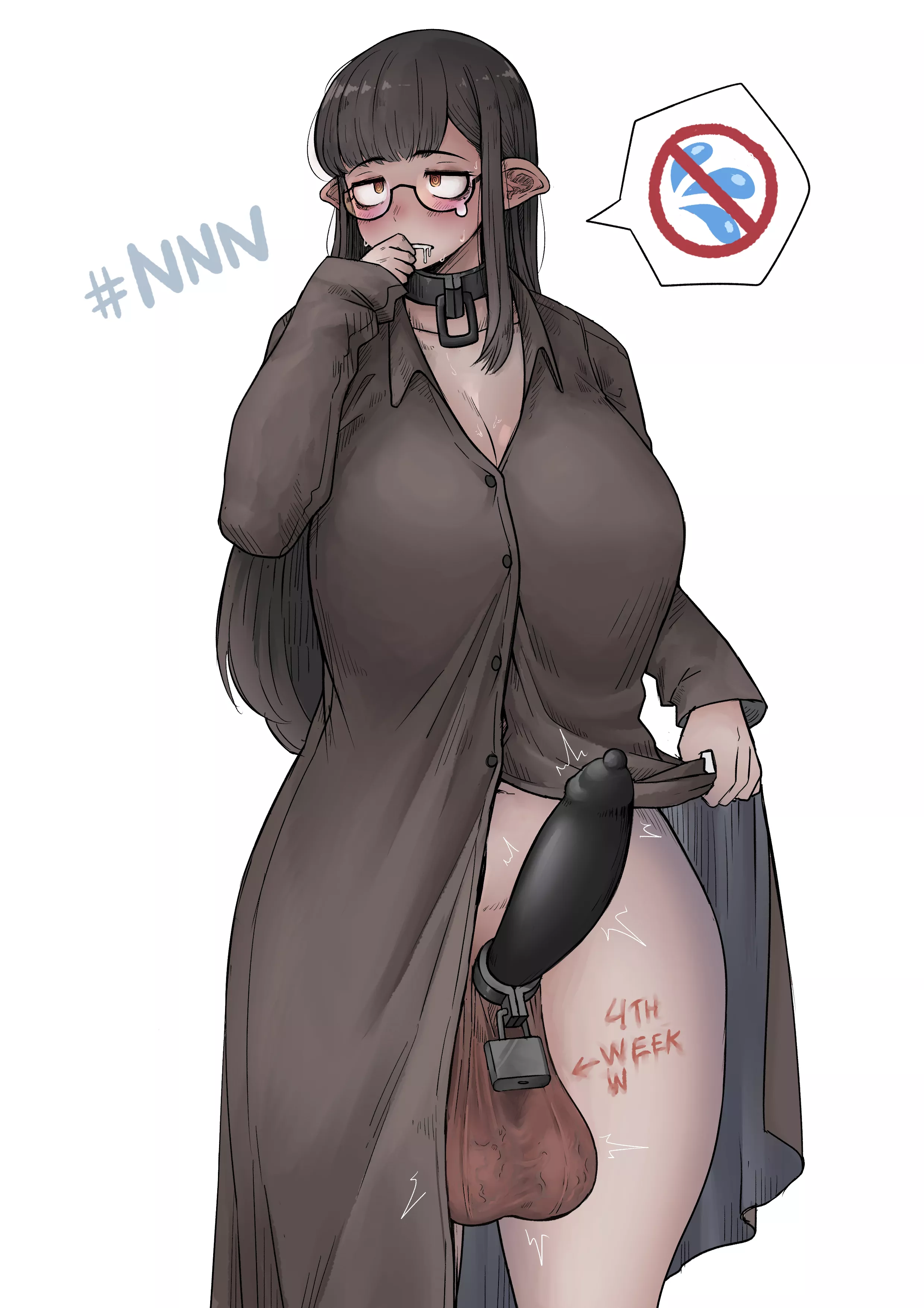 No nut November is hard on her aching balls