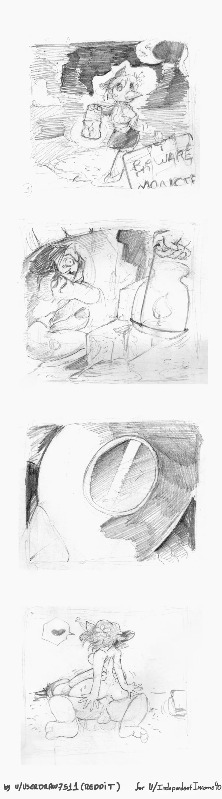 Plague girl's research - (art by me)