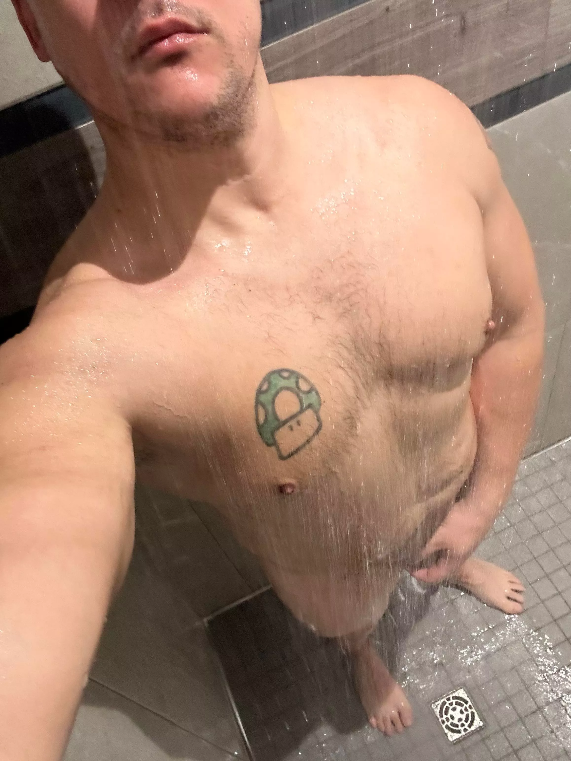 Post-workout shower, let me know what you think.