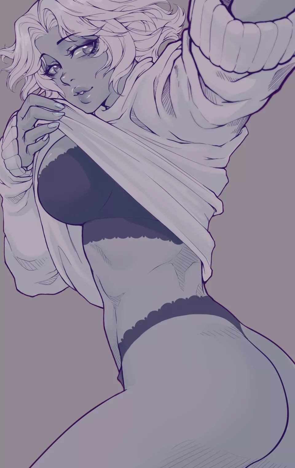 She's such a tease (Art by me)