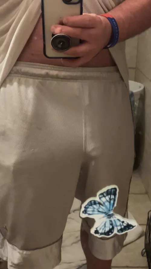 The head of my softy likes to peek through ;)