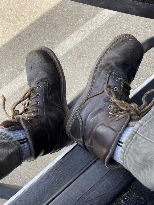 These Georgia boots are my favorite work beaters