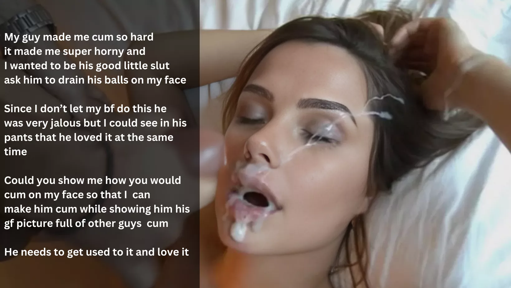 When I have intense orgasms I become a real cum toy for men to use 💦🥵