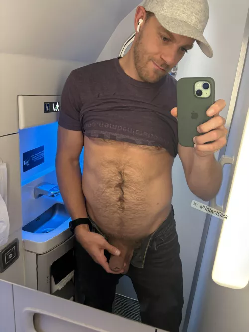 [34] Lots of other bros I wish I could suck in this airplane bathroom