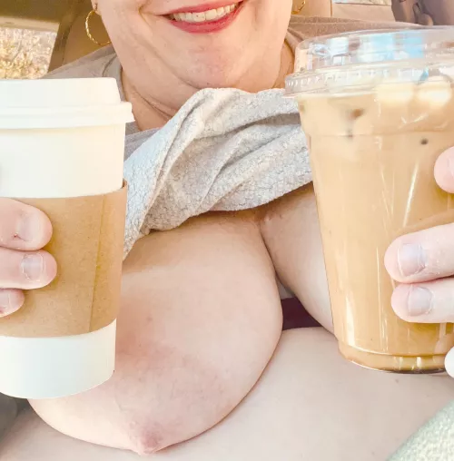 A balanced diet is a coffee in each hand!☕️☕️