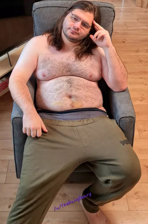 a bit of pre-meeting chilling