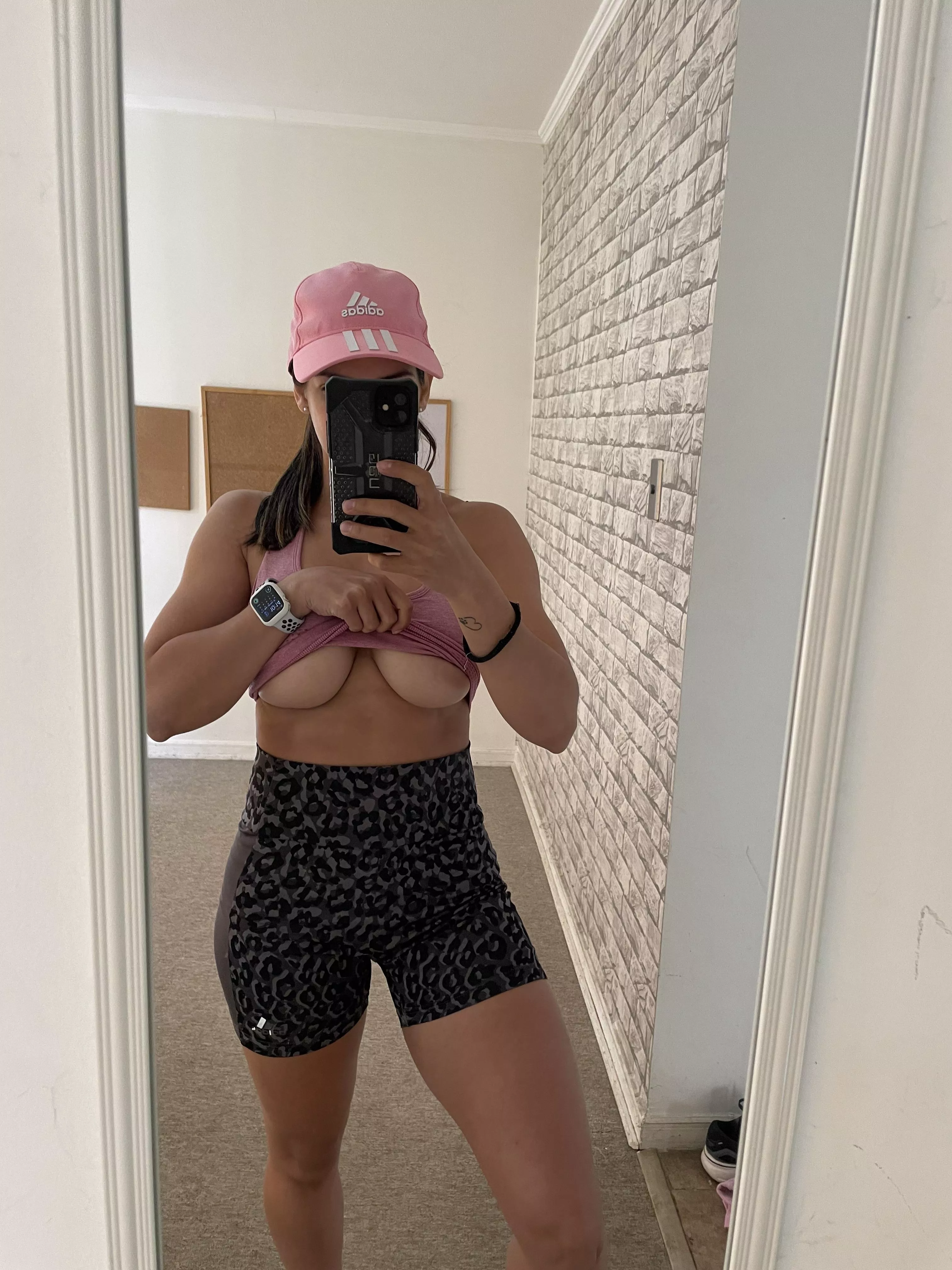 After running bb! All sweaty