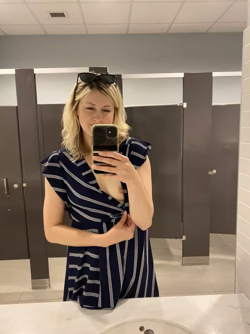 Being naughty in my workplace washroom