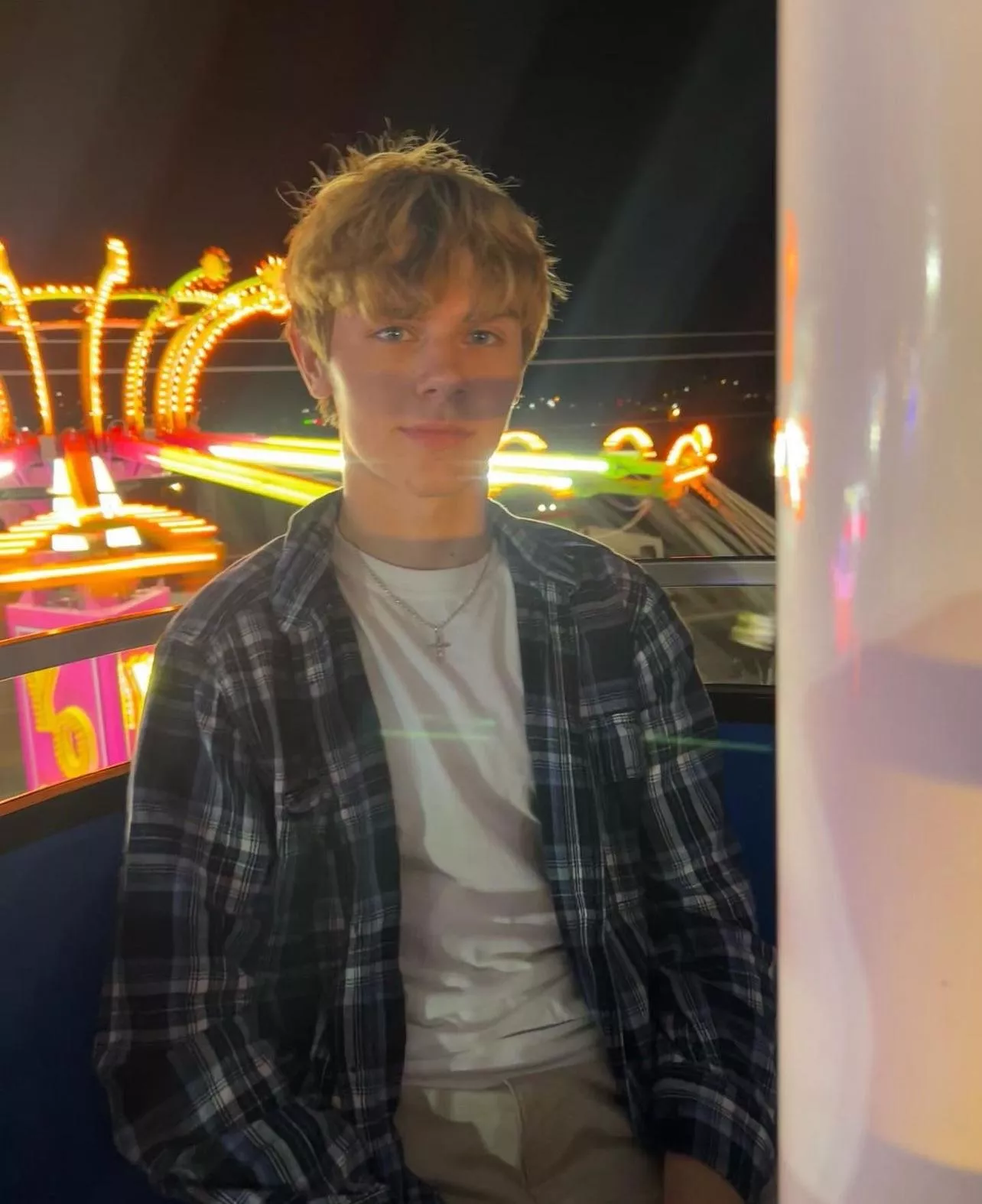 Big nerd at a fair 🦅