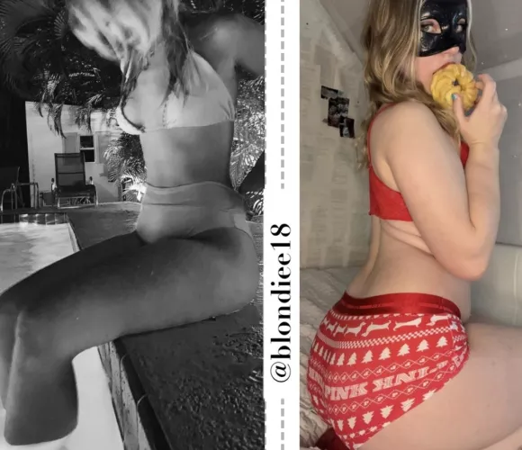 Can you tell that I’ve been eating lots of donuts and drinking ice cream? 😉