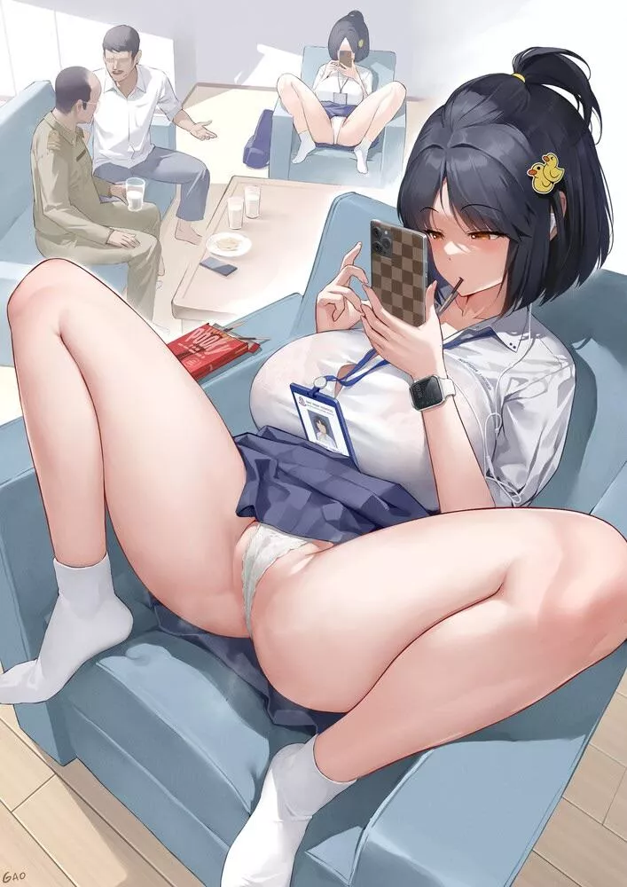 Chillin in the break room