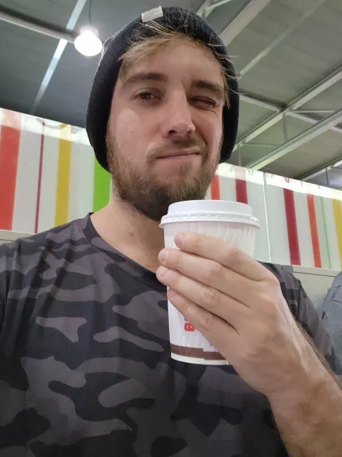 Enjoying the morning coffee ☕️