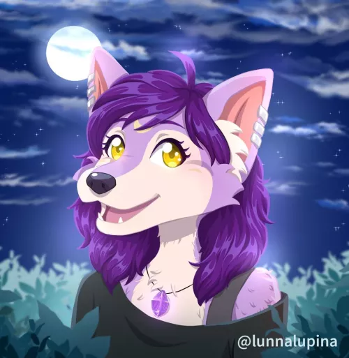 Hey guys! I updated my fursona! What did you think? I love this nocturnal and mystical atmosphere. Do you like day or night?