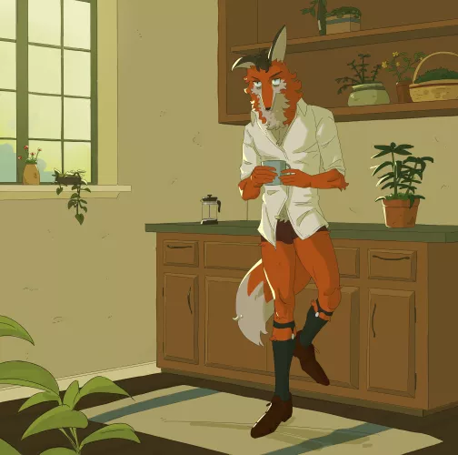 i doodled a tired business fox guy, what should his job be?