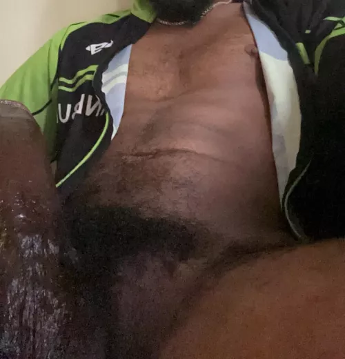 I Had to let my hairy cock air out after bike riding with the boys