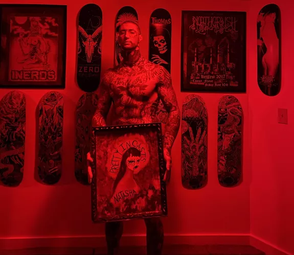 I smell honeysuckle, then opium