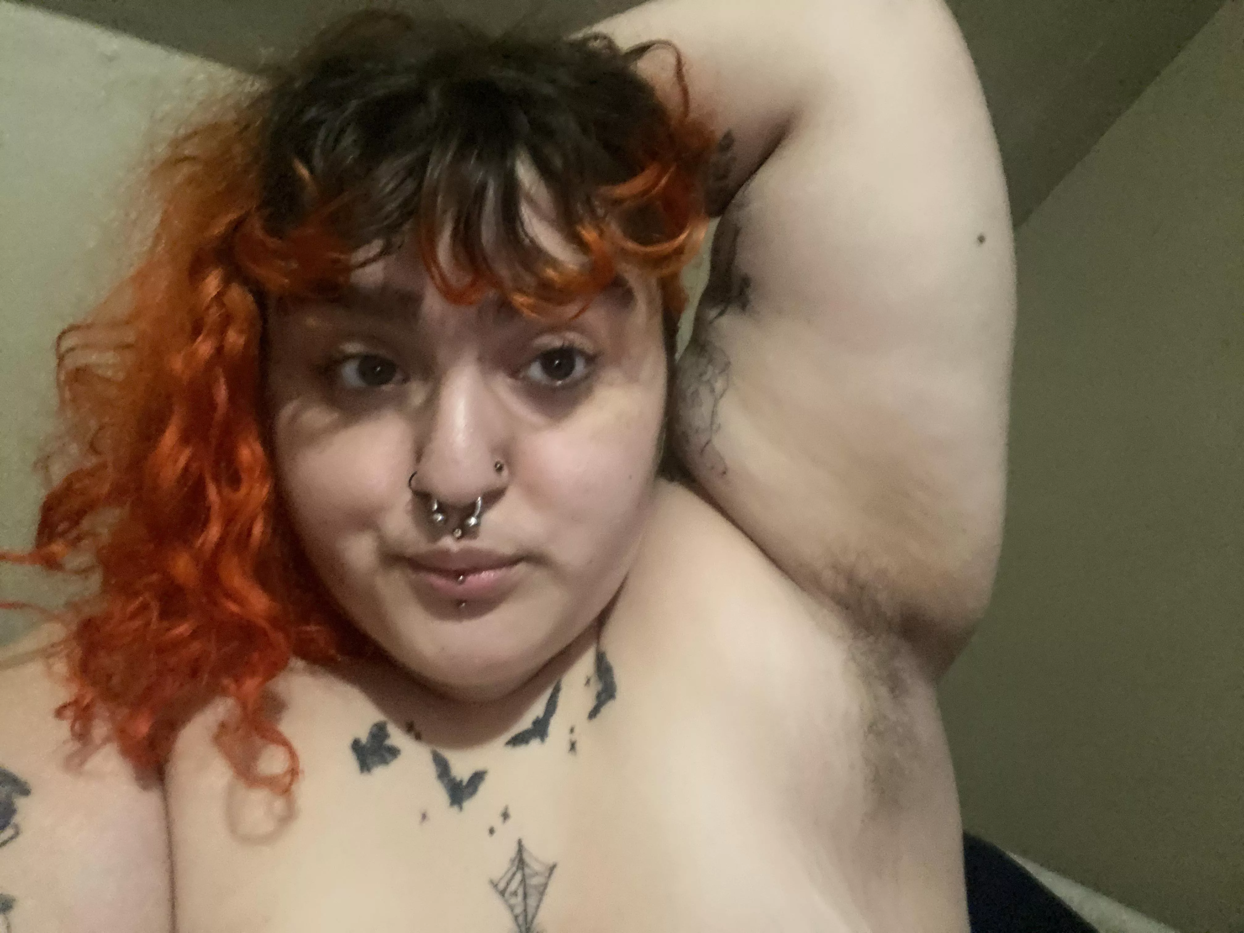 i wish i had more pit hair